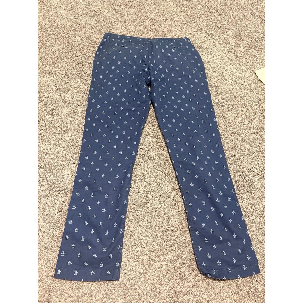 Penguin Print Casual Pants Men 34x32